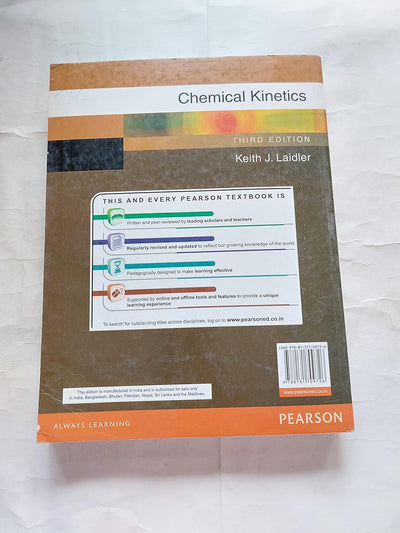 Chemical Kinetics by LAIDLER [Paperback]