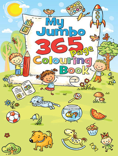 My Jumbo 365 Page Colouring Book by Team Pegasus [Paperback]