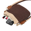 Women's Premium Cotton/Full Sling Shoulder Bag - Brown-Beige