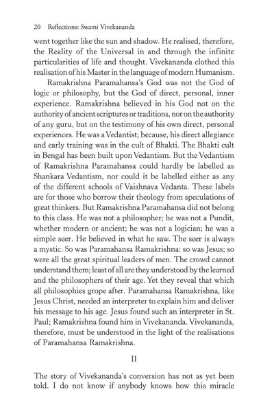 Reflections: Swami Vivekananda by Swami Vivekananda [Paperback]