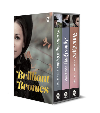 Brilliant Brontes by Charlotte Bronte,Emily Bronte,Anne Bronte Box Set of 3 [Paperback]