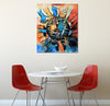 Canvas Print Modern Art Canvas Painting | One Love | Abstract Art Unframed painting for Home décor|size - 13X11 Inches.