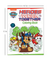 Heroes Work Together: Paw Patrol Coloring Book For Kids [Paperback]