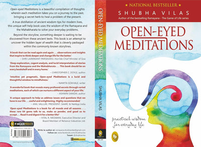 Open-Eyed Meditations by Shubha Vilas [Paperback]