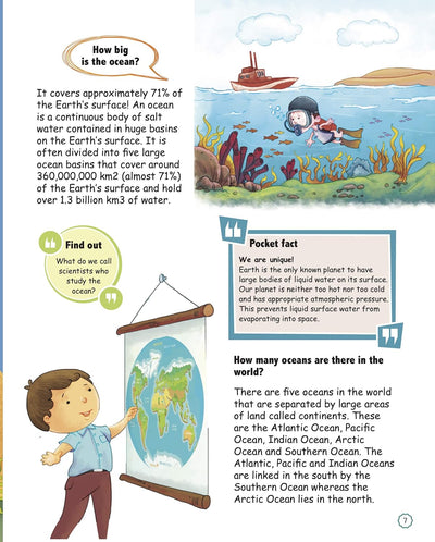 Amazing Questions & Answers Seas & Oceans by Om Books Editorial Team [Paperback]