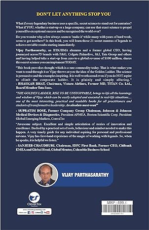 The Golden Ladder by VIJAY PARTHASARATHY [Paperback]