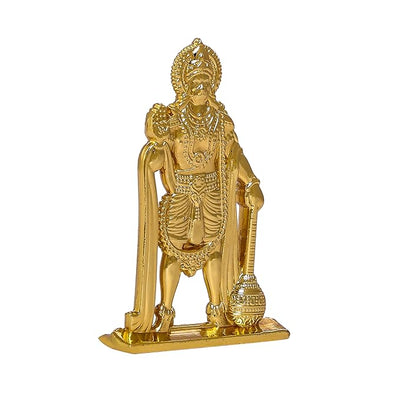 Hindu Gods : Hanuman Ji Idol Statue for Car & Home Temple - Exquisite Statue of Bajrang Bali with Gada
