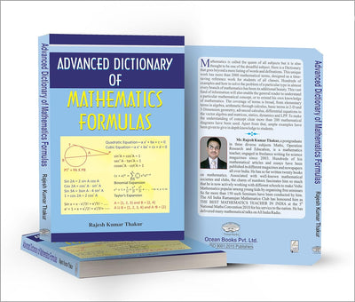Advanced Dictionary of Mathematics Formulas by Rajesh Kumar Thakur [Paperback]