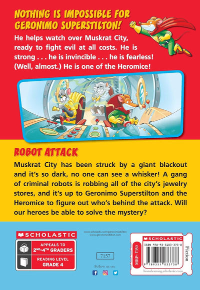 Heromice: Robot Attack by Geronimo Stilton [Paperback]