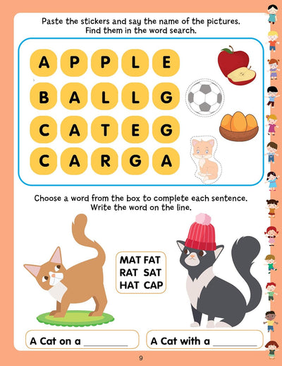 Words Play With Sticker Book [Paperback]