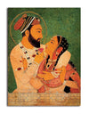 Canvas Print| Mughal King and Queen | Traditional Art Unframed painting for Home décor|size - 13X10 Inches.
