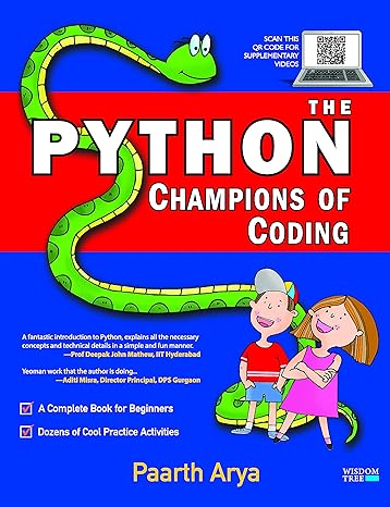 The Python Champions of Coding by Paarth Arya [Paperback]