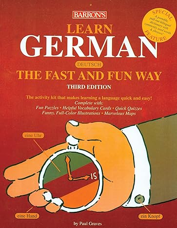 Barron’s German Fast and Fun Way by Paul G. Graves [Paperback]