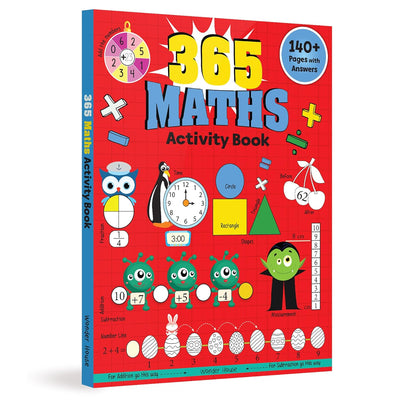 365 Maths Activity Book For Kids [Paperback]