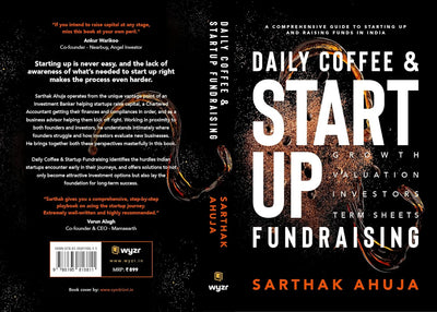 Daily Coffee & Startup Fundraising by Sarthak Ahuja [Paperback]