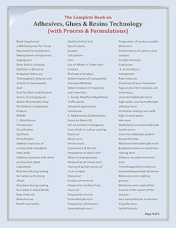 Adhesives, Glues & Resins Technology [Paperback]