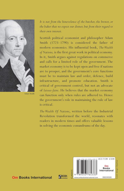 The Wealth of Nations by Adam Smith [Paperback]
