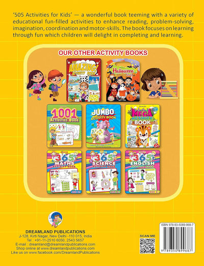 505 Activities for Kids Age 4+ by Dreamland Publications [Paperback]