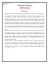 Modern Printing Technology [Paperback]