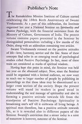 Spirituality and Positive Psychology by Prof. Nilanjana Sanyal [Hardcover]