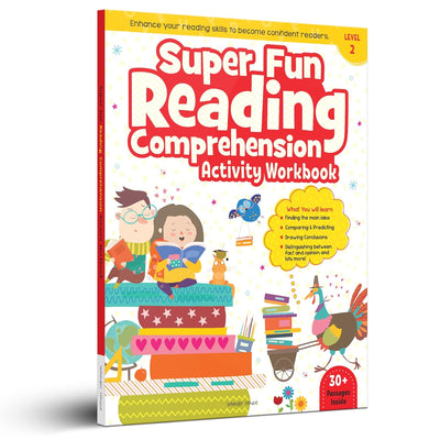 Super Fun Reading Comprehension - Activity Workbook Level 2 [Paperback]