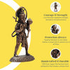 Hindu Gods : Hanuman Ji Handmade Copper Idol Patina Antique Finish - Pack of 1 Piece
