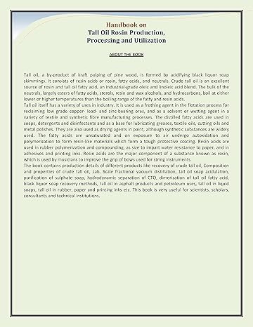 Tall Oil Rosin Production, Processing And Utilization by Dr. H. Panda [Paperback]
