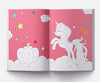 Ride A Unicorn and Chase The Rainbow - Sticker Coloring Book With 100+ Stickers [Paperback]