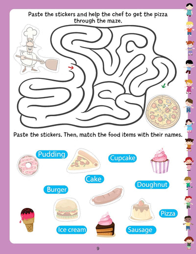Play With Sticker-food [Paperback]