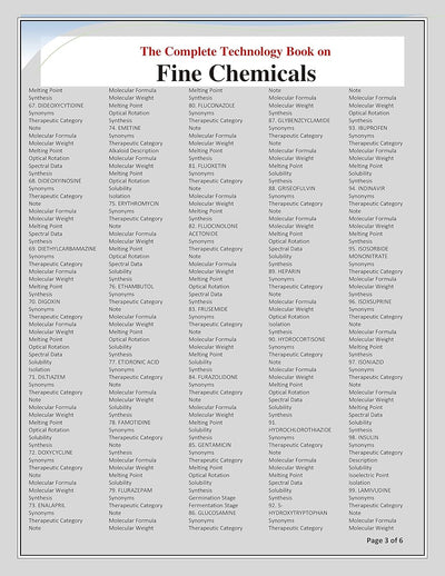 The Complete Technology Book on Fine Chemicals by NIIR BOARD OF CONSULTANTS & ENGINEERS [Paperback]