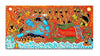 Canvas Print Kerala Mural Unframed | Kerala Mural  | Vishnu Avatar Canvas Painting | Kerala Mural Art Wall Painting | Wall Murals For Living Room | Size 24 x 16 Inches.