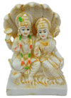 Lord Vishnu & Goddess Laxmi Idol Handicraft Statue for Religious Murti Pooja Gift Temple Home Decor Decorative Showpiece