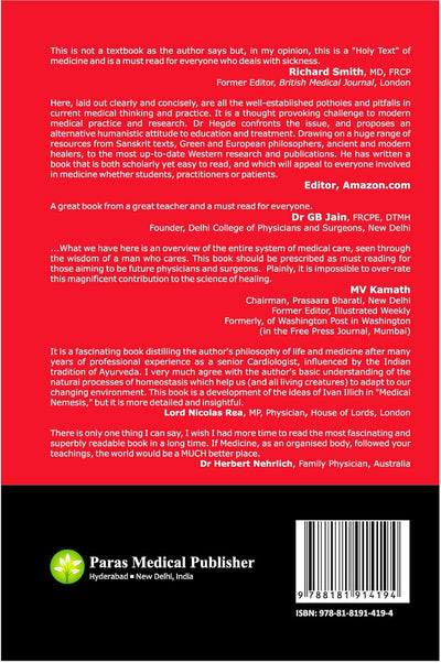 What Doctors Don't Get To Study In Medical School by B.M. Hegde [Paperback]