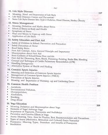 Health and Physical Education by B.N. Dash [Paperback]