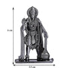 Hindu Gods : Hanuman Ji Idol Statue for Car & Home Temple - Exquisite Statue of Bajrang Bali with Gada (Grey)