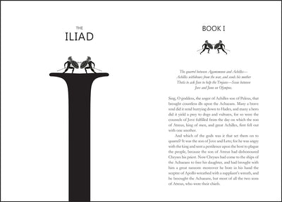 HOMER: The Iliad and The Odyssey [Hardcover]