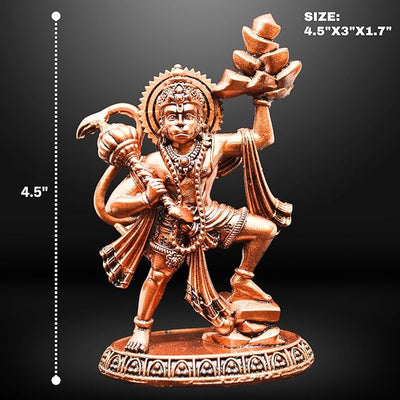 Hindu Gods : Hanuman Ji Bajrang Bali Idol for Car Dashboard, Home and Office