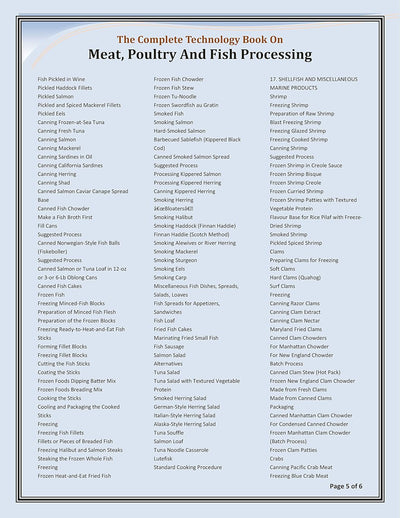 The Complete Technology Book on Meat, Poultry and Fish Processing by NPCS Board of Consultants & Engineers [Paperback]