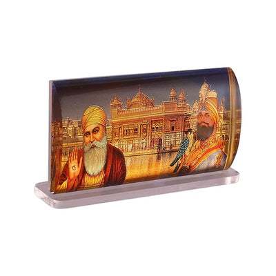 Guru Nanak Dev Ji & Guru Govind Singh Ji Figurine for Car Dashboard Home & Office Decor
