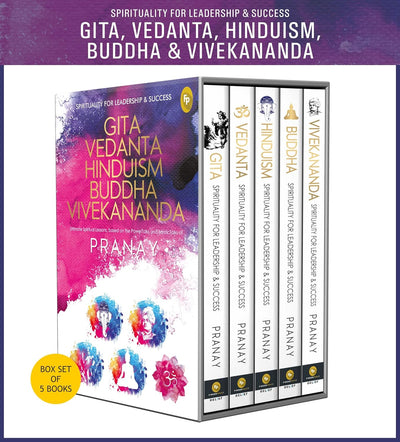 Spirituality For Leadership & Success: Gita, Vedanta, Hinduism, Buddha, Vivekananda by Vivekananda [Paperback] Set of 5 Books