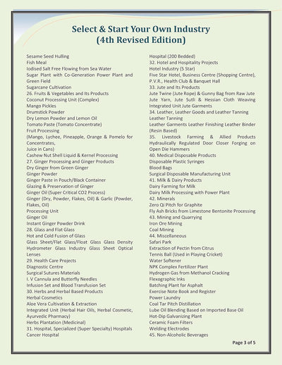 Select & Start Your Own Industry [Paperback]