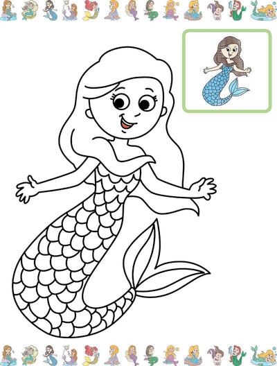 My First Mermaid Colouring Book by Team Pegasus [Paperback]