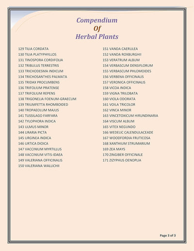 COMPENDIUM OF HERBAL PLANTS by H. PANDA [Paperback]