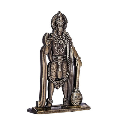 Hindu Gods : Hanuman Ji Idol Statue for Car & Home Temple - Exquisite Statue of Bajrang Bali with Gada