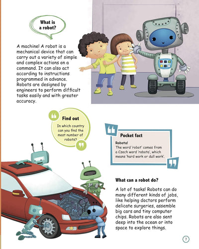 Encyclopedia: Amazing Questions & Answers Robot by Om Books Editorial Team [Paperback]