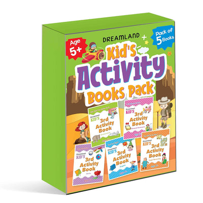 Kid's 3rd Activity Five Books Pack [Paperback]