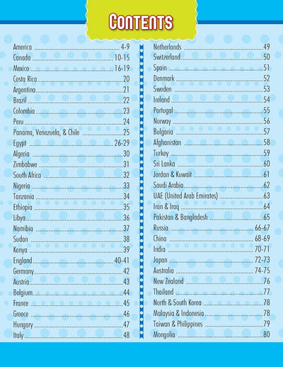 365 Facts on Around the World Book for Children [Paperback]