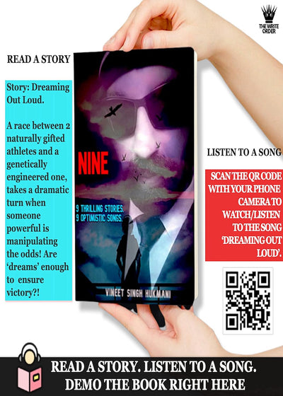 NINE. ( 9 Thrilling Stories. 9 Optimistic Songs ) by VINEET SINGH HUKMANI [Paperback]