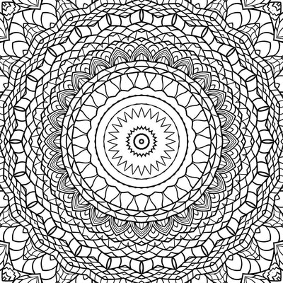 Refreshing Mandala - Colouring Book For Adults Book 4 by Dreamland Publications [Paperback]