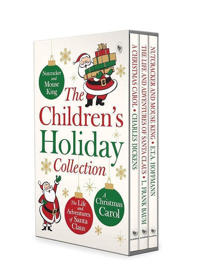 Children’s Holiday Collection by L. Frank Baum,Charles Dickens,E.T.A Hoffman Set of 3 Books [Paperback]
